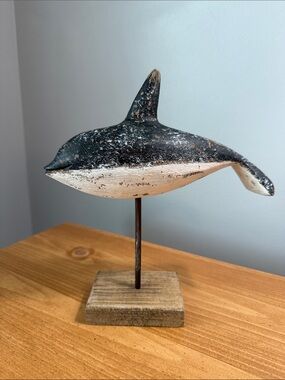 Abbot Collection Orca on Stand - Home Art Decor